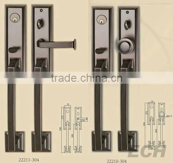 Solid brass American style antique pull handles