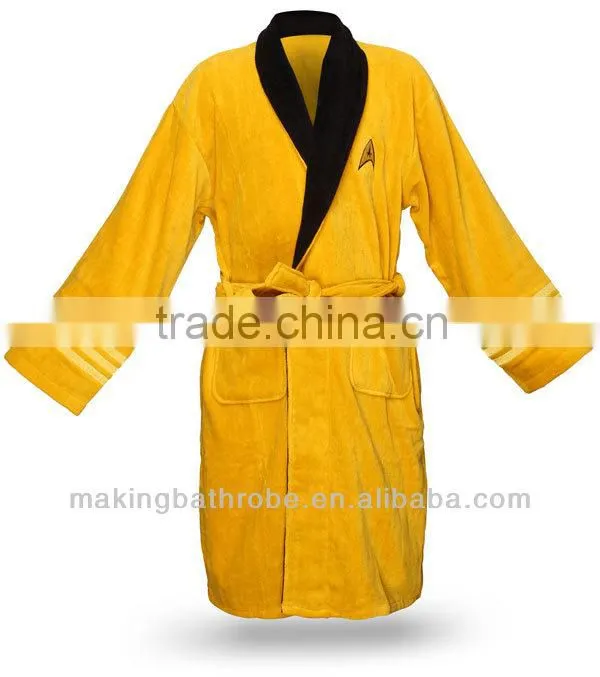 cheap colorful mens terry towel bathrobes