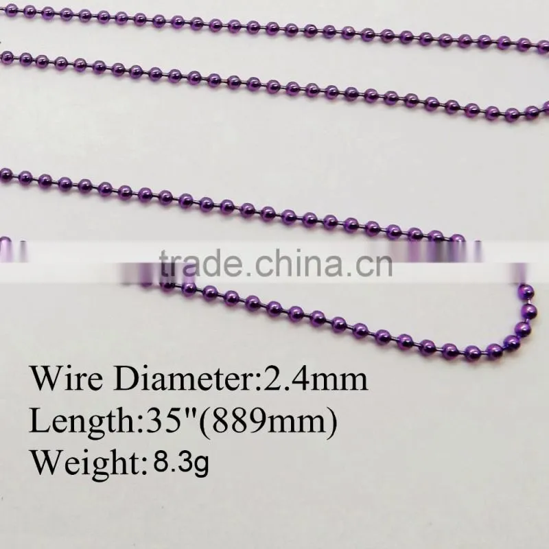 Fancy Electroplating Metal Neck Chain
