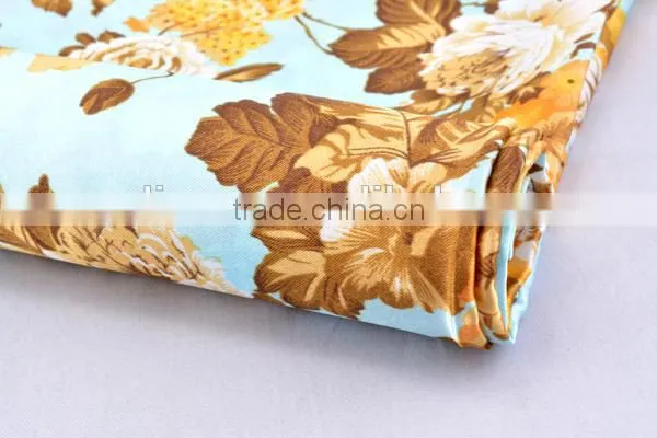 Mulinsen Textile Woven Flower Polyester Printed Satin Fabric Factory In China
