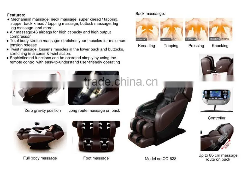 HOT! whole body massage chair comfortable deluxe massage chair zero gravity