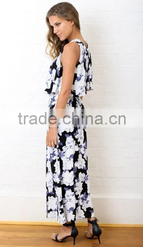 2016 China wholesale factory clothing wholesale latest fashion dress digital print dress