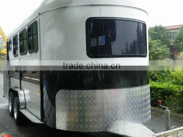 Deluxe 3 horse angle load horse trailer
