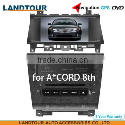 Car multimedia Player Navigation GPS DVD for Acc*ord 8TH CE FCC ROHS