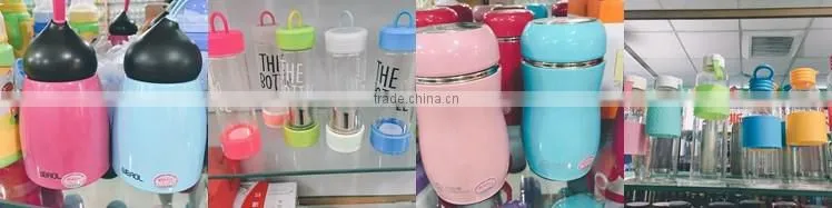 250ML Silicone Cover Sport Water Bottle water bottle joyshaker Outside Seal Juice Bottle infuser water bottle