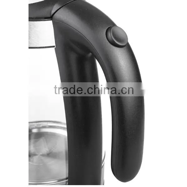 Blue LED glass kettle