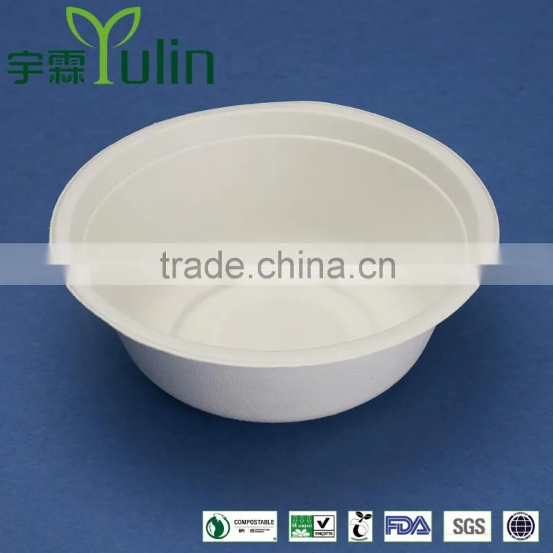BL-50 500ml/16 oz disposable cheap thermal food serving bagasse bowls