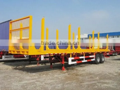 High Quality Transport Wood Timber Trailer, Log Loader Trailer