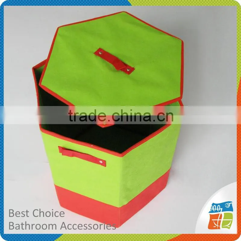 Non Woven Hexagonal Fabric Storage Cubes