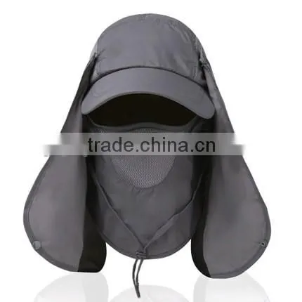 face baseball cap with ear muff