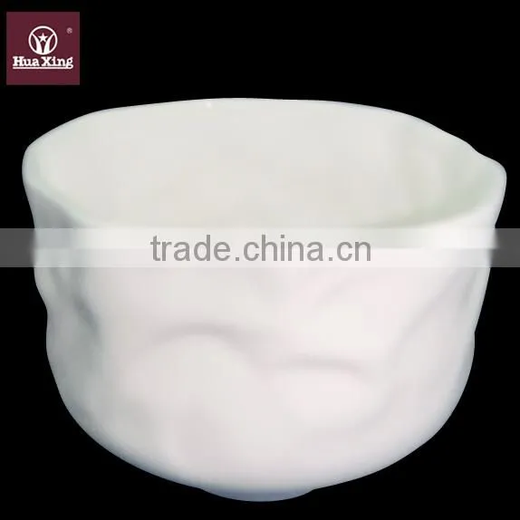 H9655 wholesale oval decorative porcelain plate folding tableware