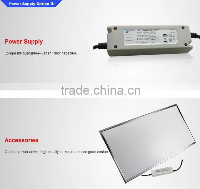 Uniformed luminance 72W 600*1200 LED panel light