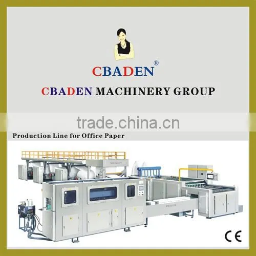 paper sheeting and packing machine line for from paper mill