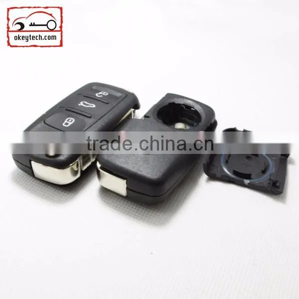 High Quatity Car Key for vw romote 3 button key shell for 5K0 959 753 AB vw flip remote key shell