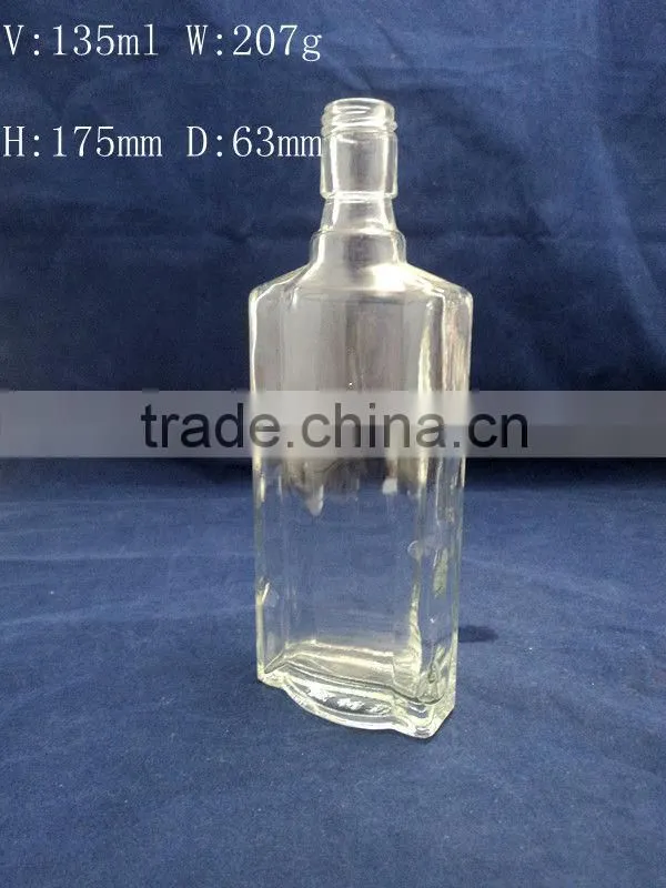 135ml glass wine bottle, alcoholic beverage glass bottles