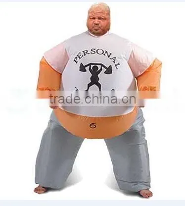 inflatable muscle man costume