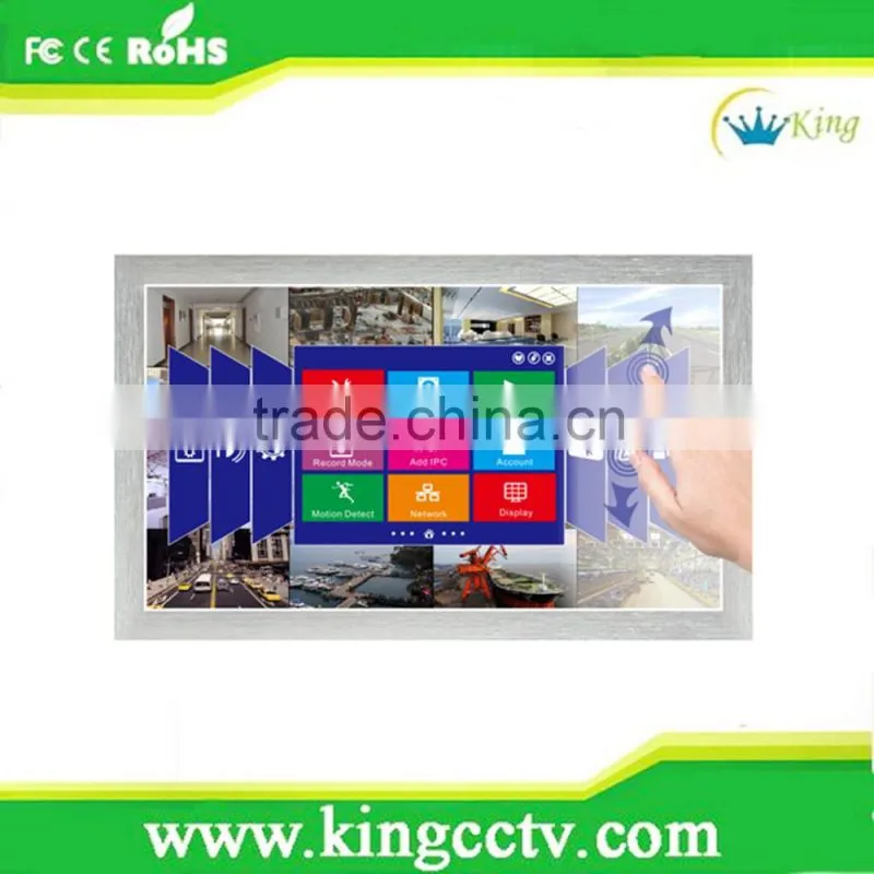 AHD NVR DVR 3 in 1 AHD 21.5" LCD Touch Screen 21.5'' 1080P LED Monitor CCTV Multi-touch XVR