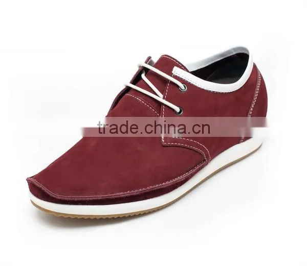 2015 F.W. Collection Ballet Toe Men Casual Shoes Fashion Men Leisure Shoes Nubuck Leather High Quality Men Shoes
