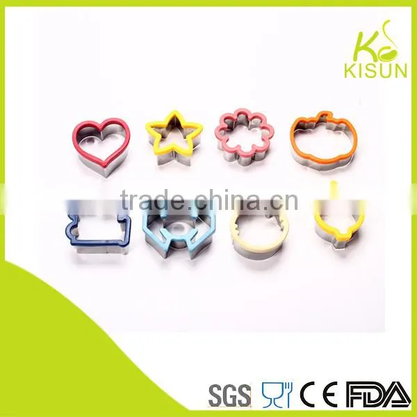 Stainless steel top style palm cookie cutter set