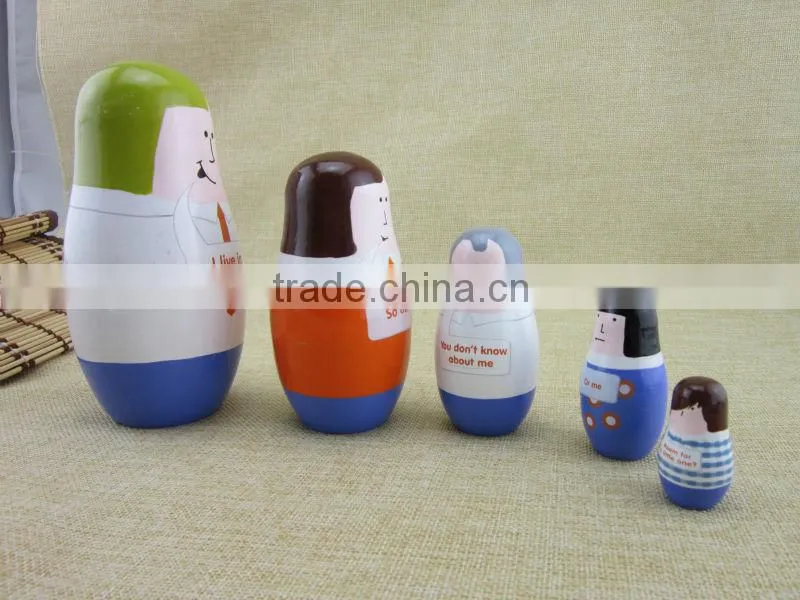 wood crafts nesting doll wooden matryoshka doll