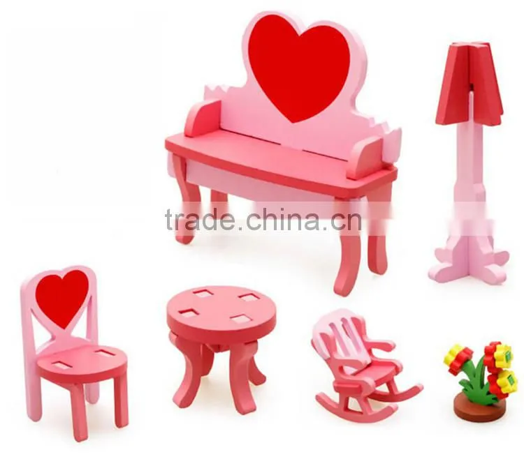 New design colorful home toy wooden kids jigsaw puzzle