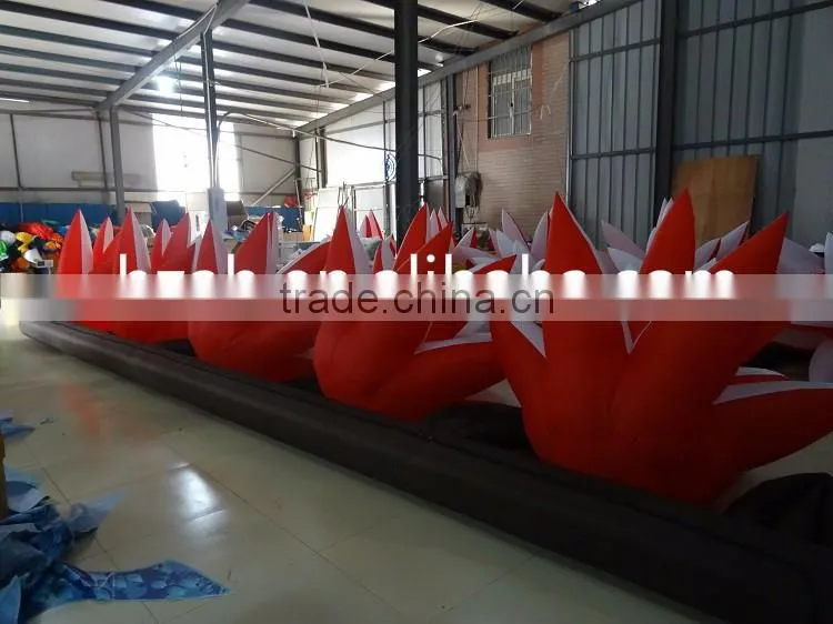 Big Inflatable Red Flower for Wedding Decoration