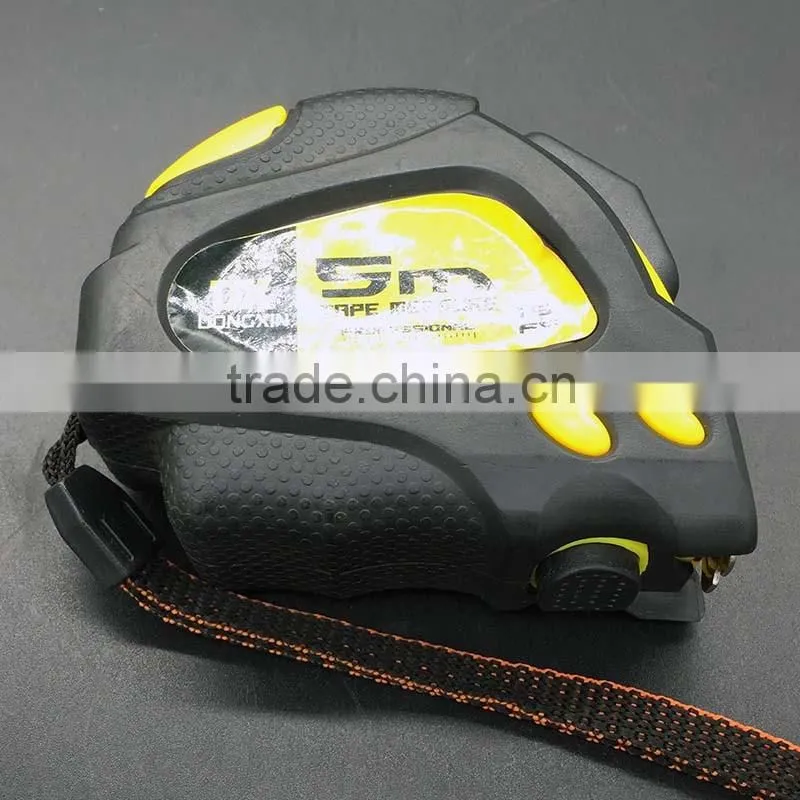 High quality comfortable rubber holster steel measuring tape