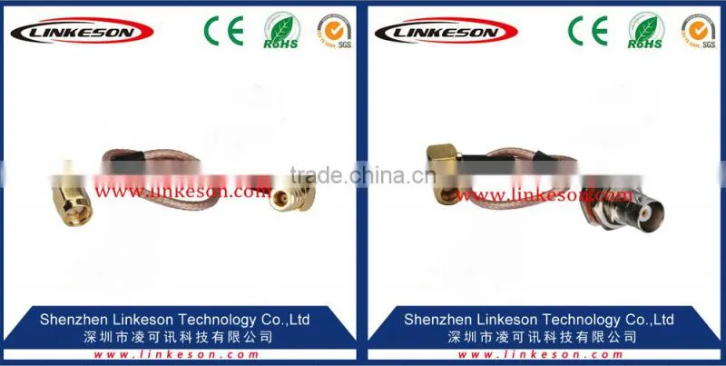 Linkeson MMCX female to SMA coaxial for RG316 pigtail