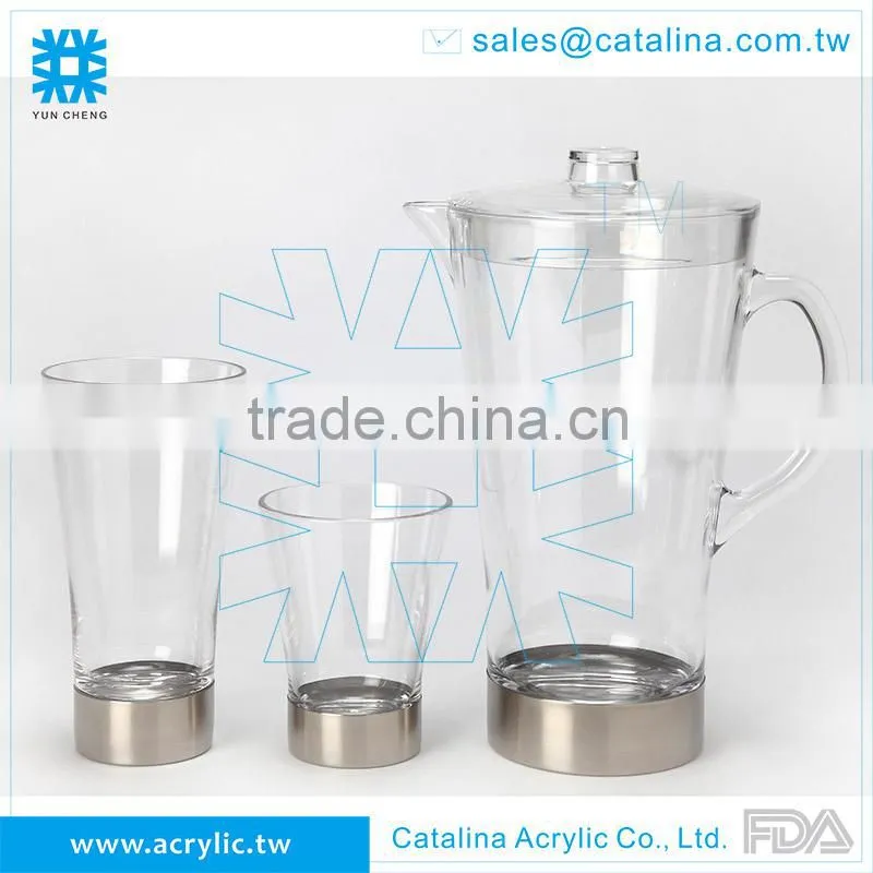 Plastic with Stainless Steel Base 2L Pitcher Jug