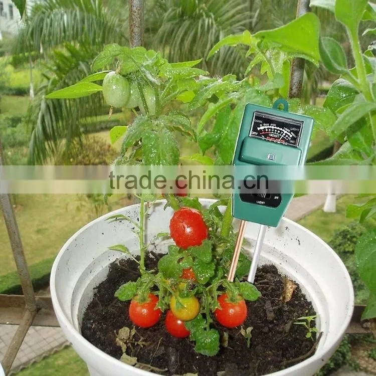 3in1 Plant Flowers Soil Tester Moisture Light PH Meter