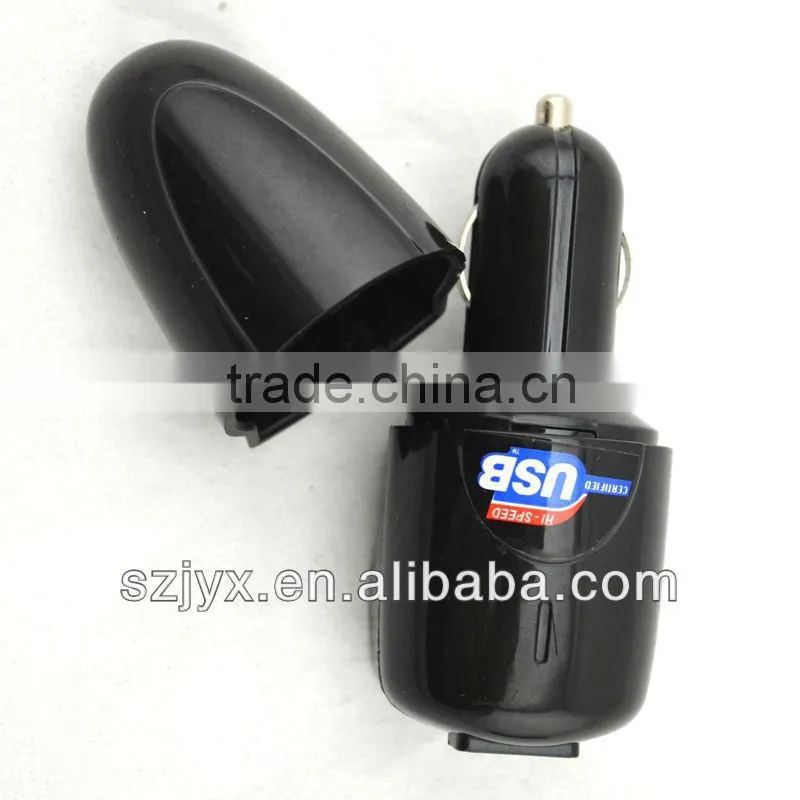 JY wholesale 1000mah mini usb car charger multifunctional adapter car charger 100pcs/lot