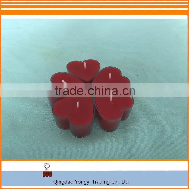 Romantic Heart Shaped Tealight For Wedding Decoration