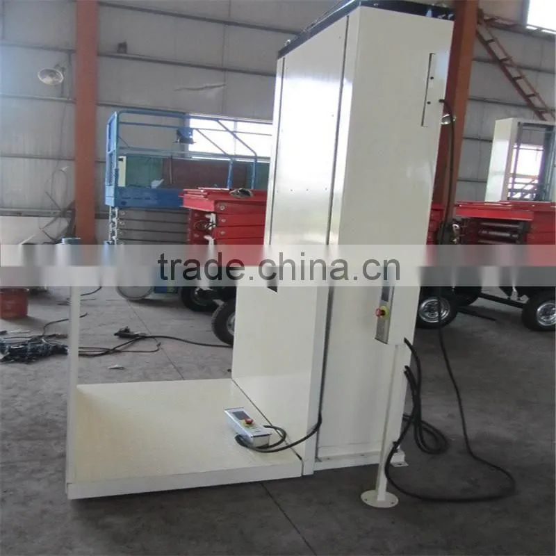 3.5m vertical platform lifts home /disabled lift/wheelchair lift for disabled
