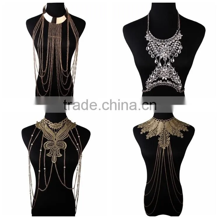 Crystal sexy waist belly chain body jewelry body chain