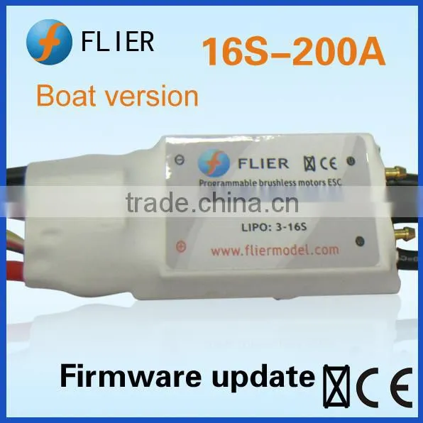 Bruhsless motor controller 16S 200A marine ESC for rc boat+program box