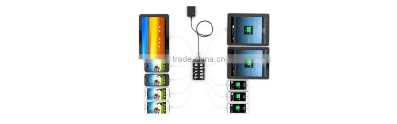 2015 Hot selling usb charging station10 ports usb charger, super fast mobile phone charger, DUB-10P