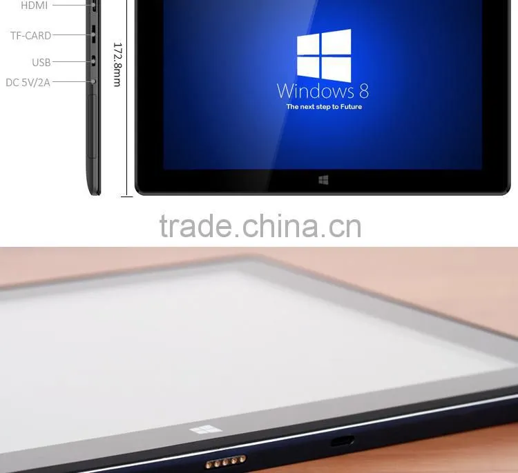 10.1 inch intel CPU windows 8 OS tablet PC with 2G RAM