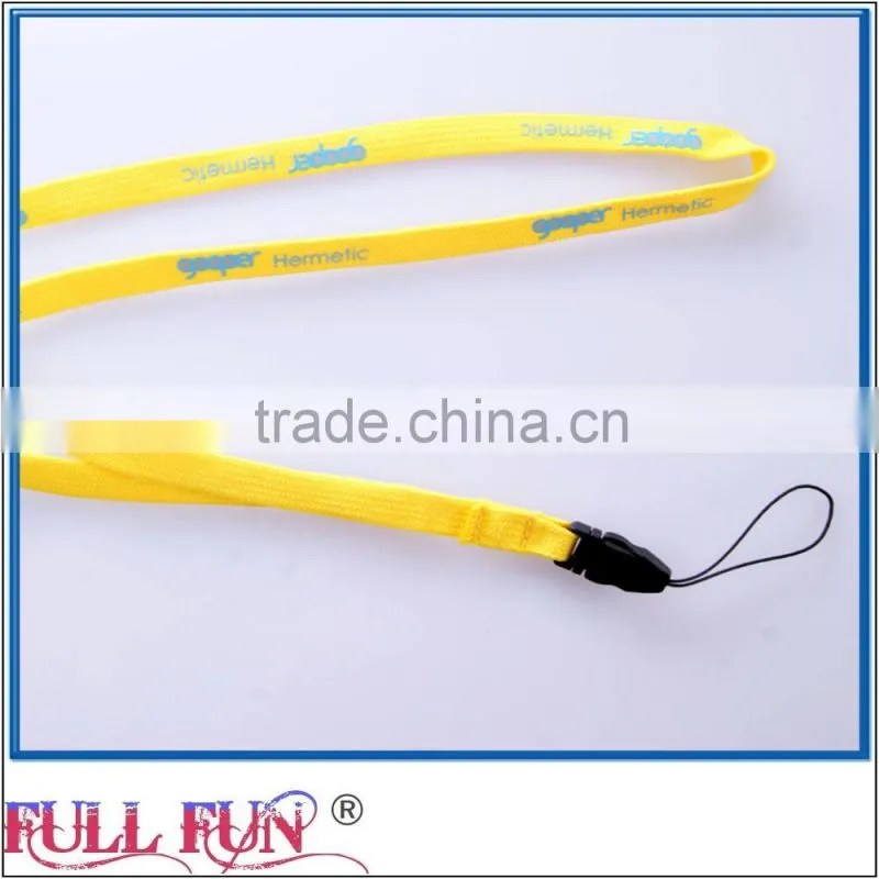 Custom made mobile phone tube children id lanyard