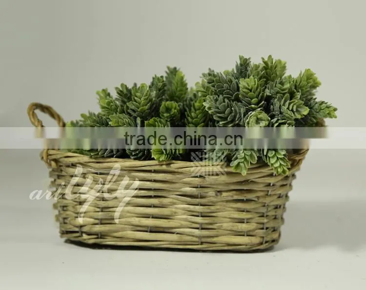 wicker small decorative flower pots wholesale