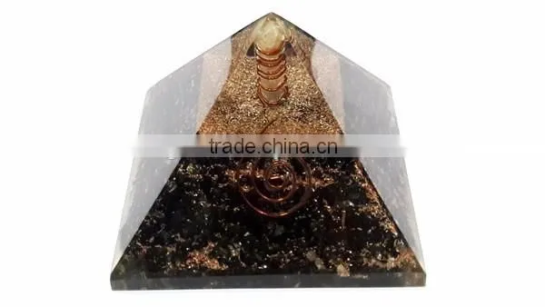 Lapis Orgone Antenna : Antenna : Lapiz Lazule Copper Wire Wrapped Orgone Antenna