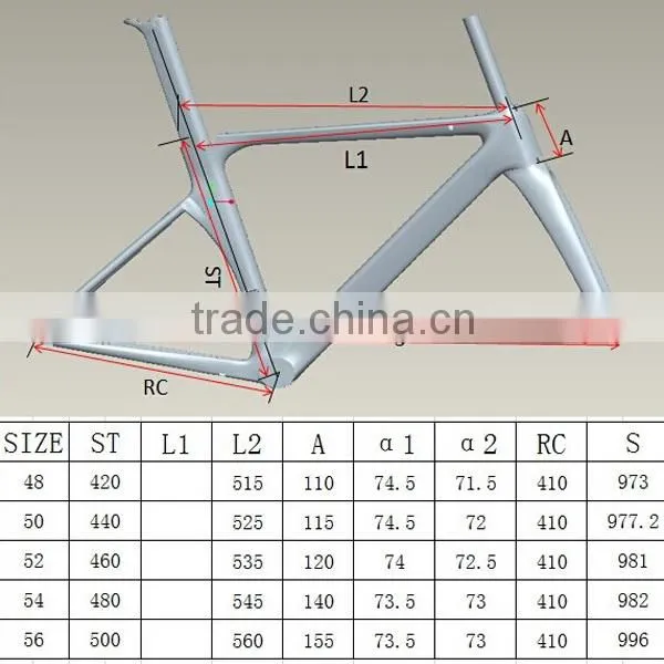 Multicolor Choice MENDIZ Carbon Fiber Road Bike Frame,Popular Frame Carbon Road Bicycle Carbon Frame