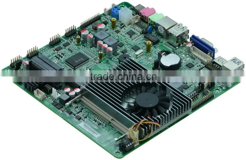 The 4th generation Haswell_U / broadwell i3 / i5 / i7 Thin Mini ITX motherboard with 1 Gigabit ethernet nic ports 6 serial