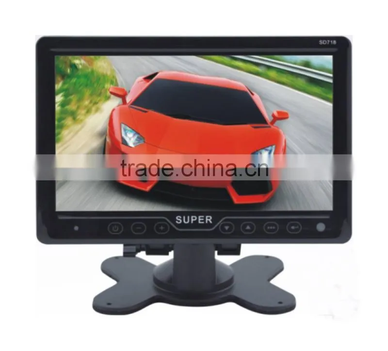 small 7 inch car tv monitor with usb,super 7 tft lcd tv monitor