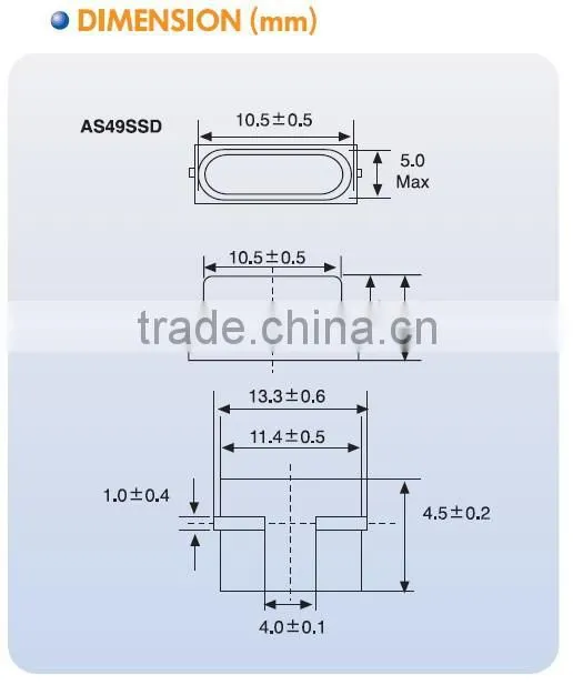HC-49USS/SMD Quartz Crystal