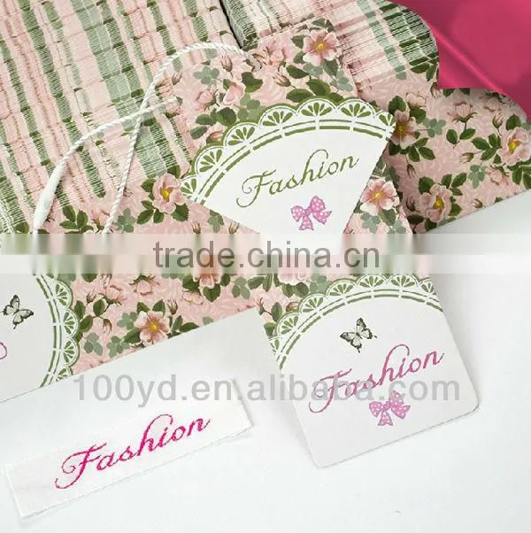 plastic garment hang tags