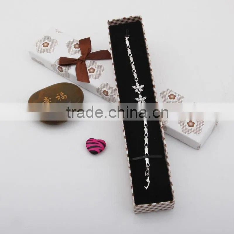 8.2" High Quality Paper Jewelry gift packaging bracelet box