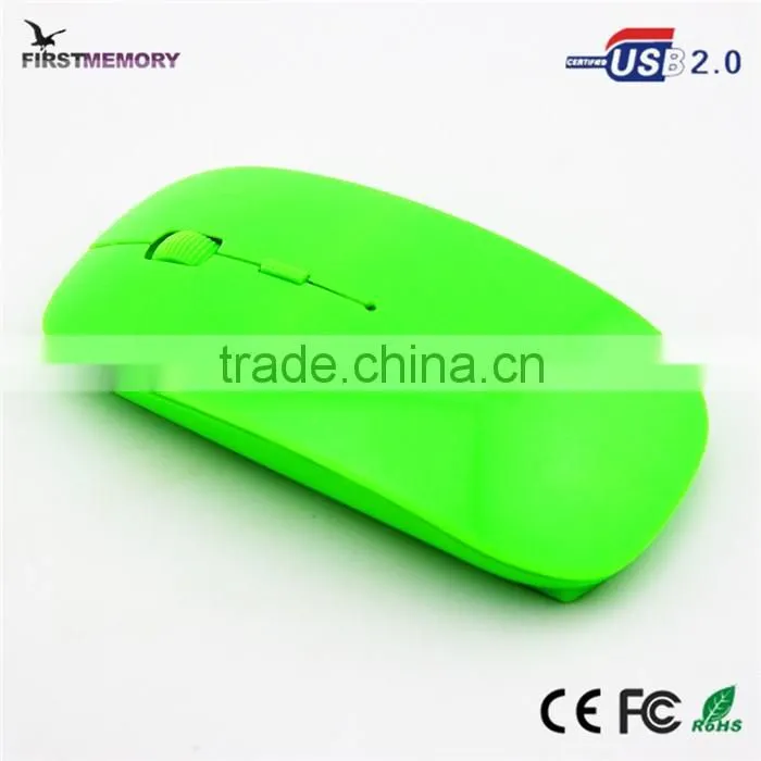 2017 Colorful 2.4 GHz Wireless Ultra Thin computer mouse 1600DPI