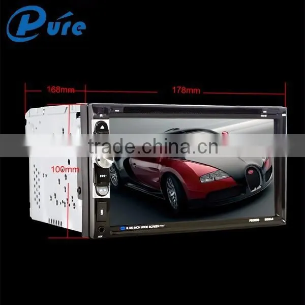 Universal Double Din Car DVD Player with USB SD AUX Radio Bluetooth Double Din Car Stereo