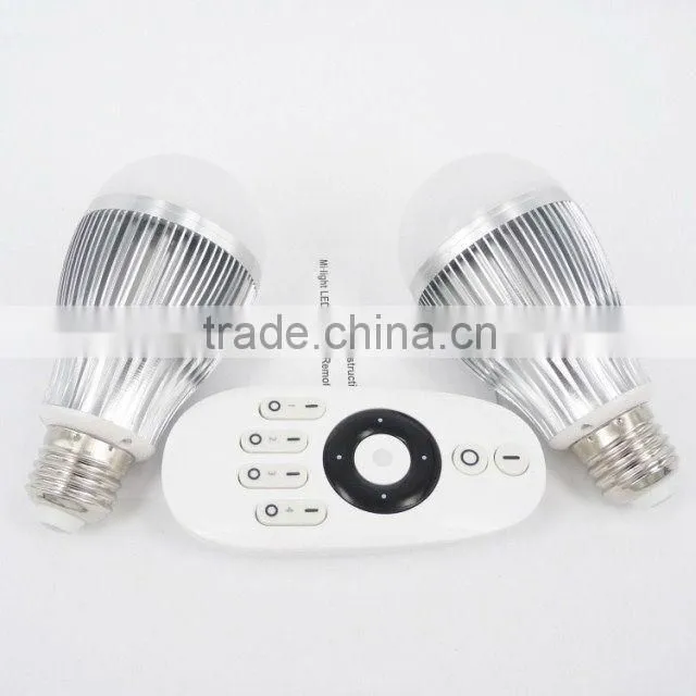 High quality 2.4G Remote control led bulb light E26