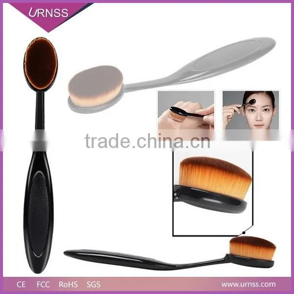 2016 Professional 10pcs Oval Toothbrush Makeup Brushes Set With Package